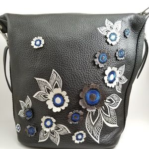 Vera Bradley floral leather purse